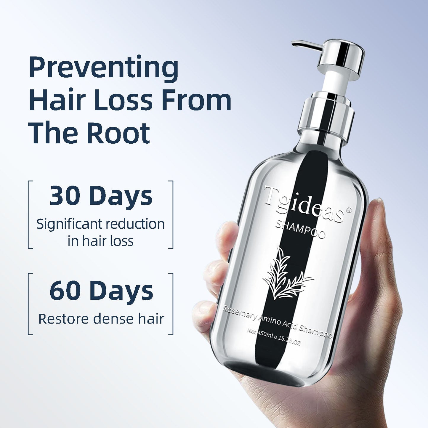 Tgideas Caviar & Rosemary Shampoo: Volumizing & Oil Control Formula